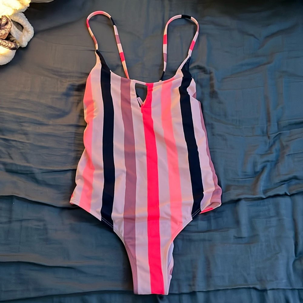 Striped one piece